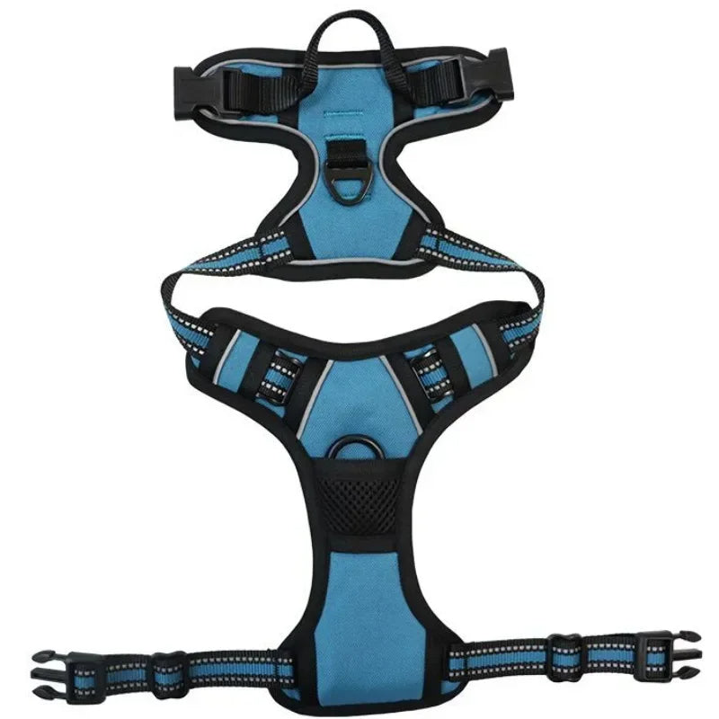 Dog Harness Training Vest with Reflective Straps, Handle & Secure Buckles 25