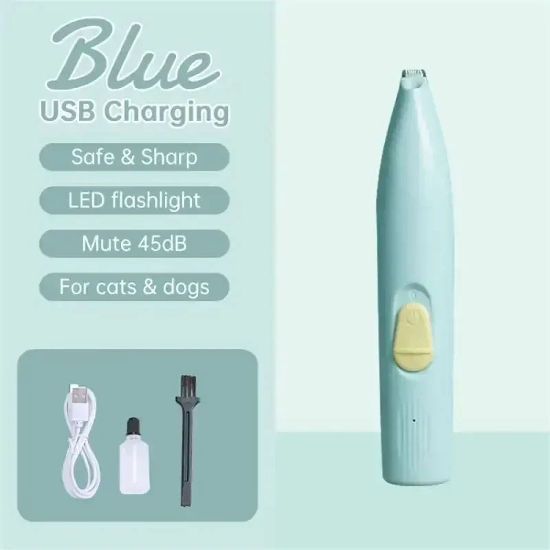 Illuminated Dog Paw Trimmer with Precision Cutter Head for Gentle Grooming 12