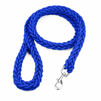 Extra Thick Braided Dog Lead for Large Dogs | Heavy Duty Wide Rope Leash up to 3cm Width