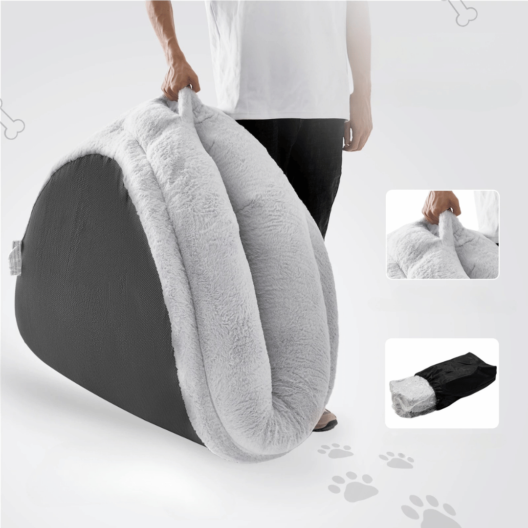 Calming Human Dog Bed for Adults & Pet Snuggles 4