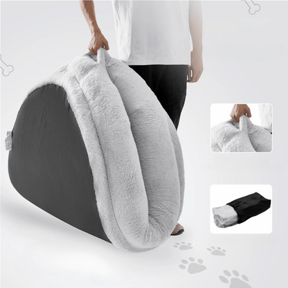 Calming Human Dog Bed for Adults & Pet Snuggles 4