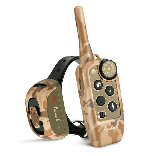 Camouflage 600m Waterproof Dog Training Collar with Remote Control 1