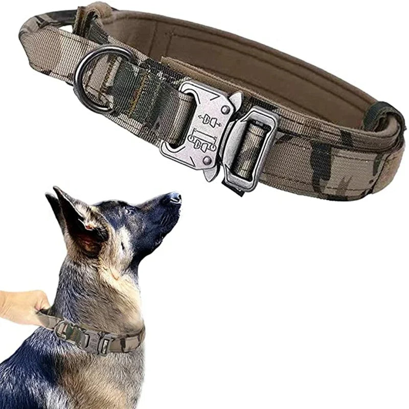 Heavy Duty Military-Style Tactical Dog Collar 2