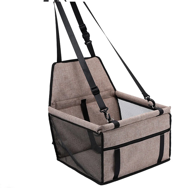 Secure Dog Car Seat Basket | Dog Booster Seat for Safe Car Travel 5