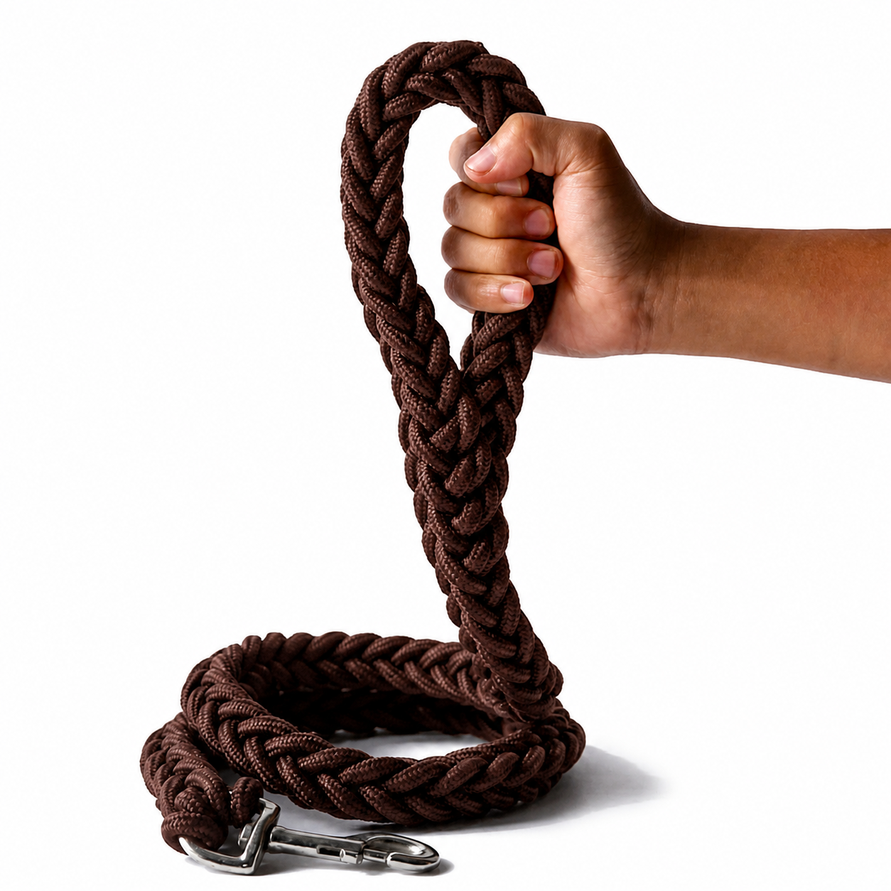 Extra Thick Braided Dog Lead for Large Dogs | Heavy Duty Wide Rope Leash up to 3cm Width