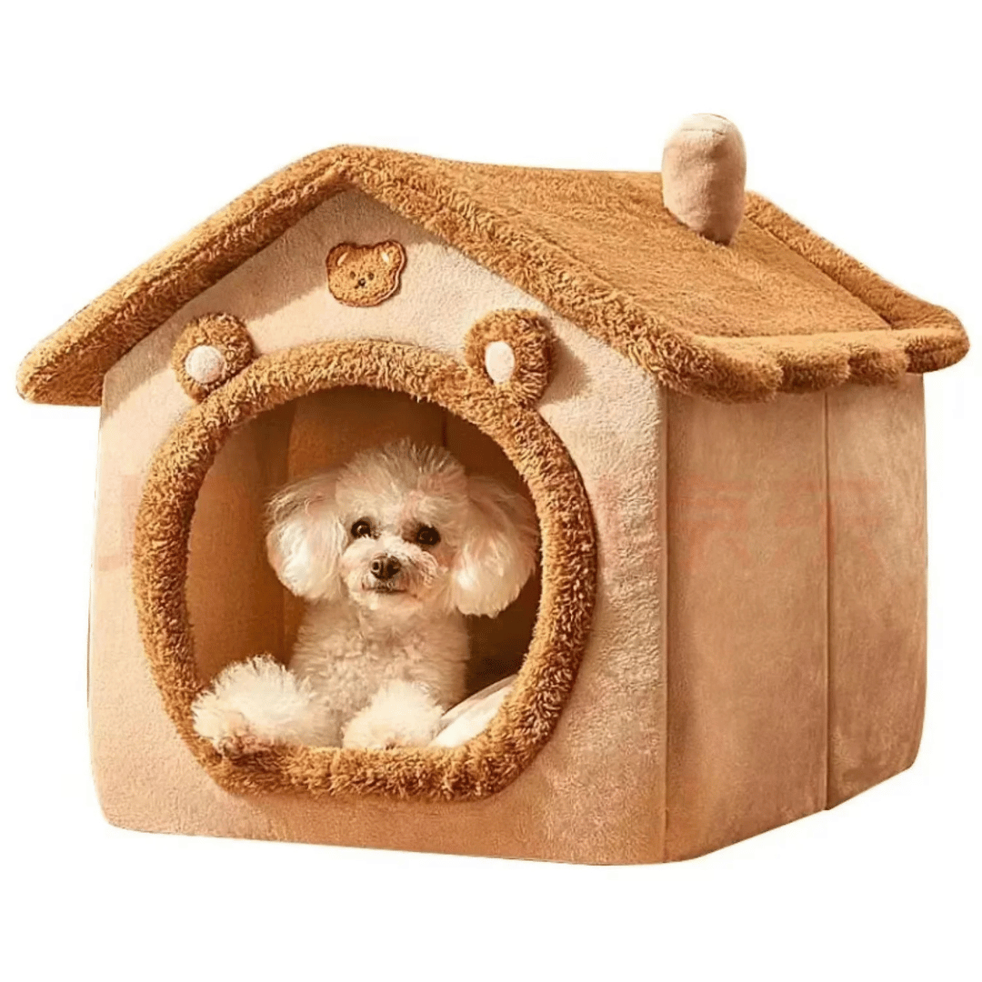 Cuddle Cottage Pet Bed House for Cats & Small Dogs 3