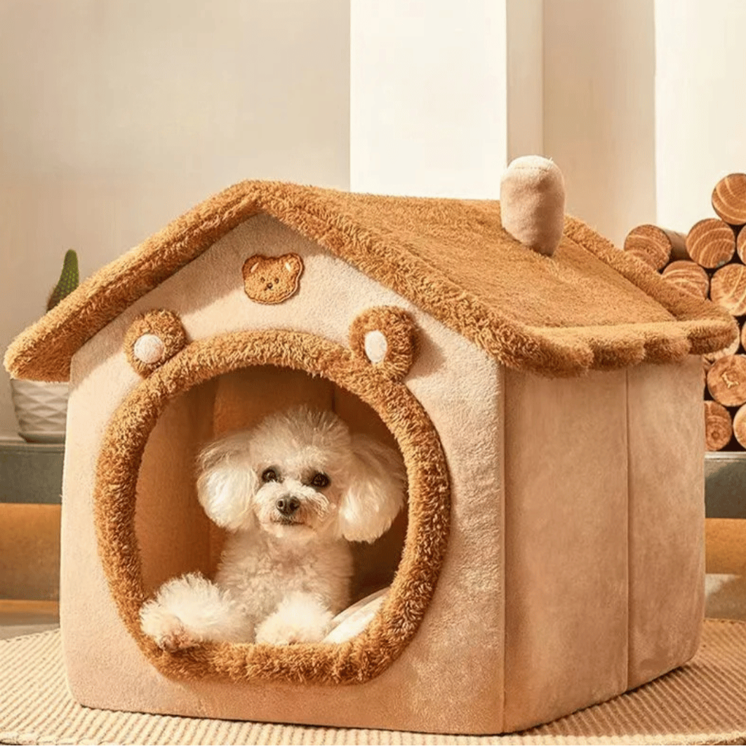 Cuddle Cottage Pet Bed House for Cats & Small Dogs 5
