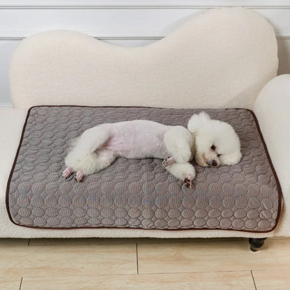 Padded Dog Cooling Mat for Sofas, Floors & Pet Beds | Machine Washable