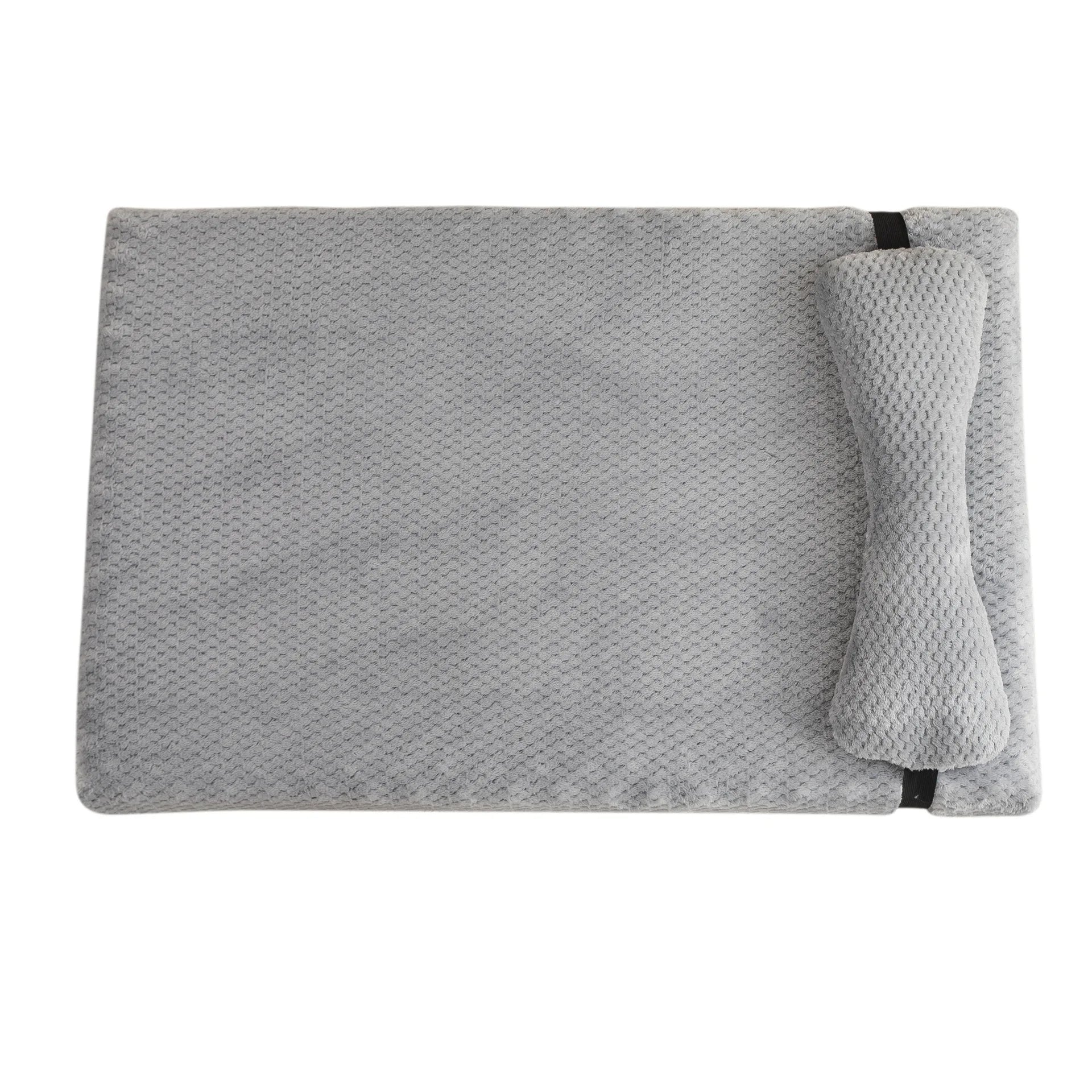 Dream-Pillow Calming Dog Bed with Plush Washable Cover 3