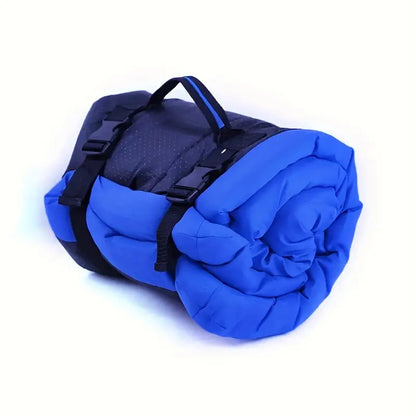 Easy-Carry Foldable and Waterproof Dog Travel Bed Blue