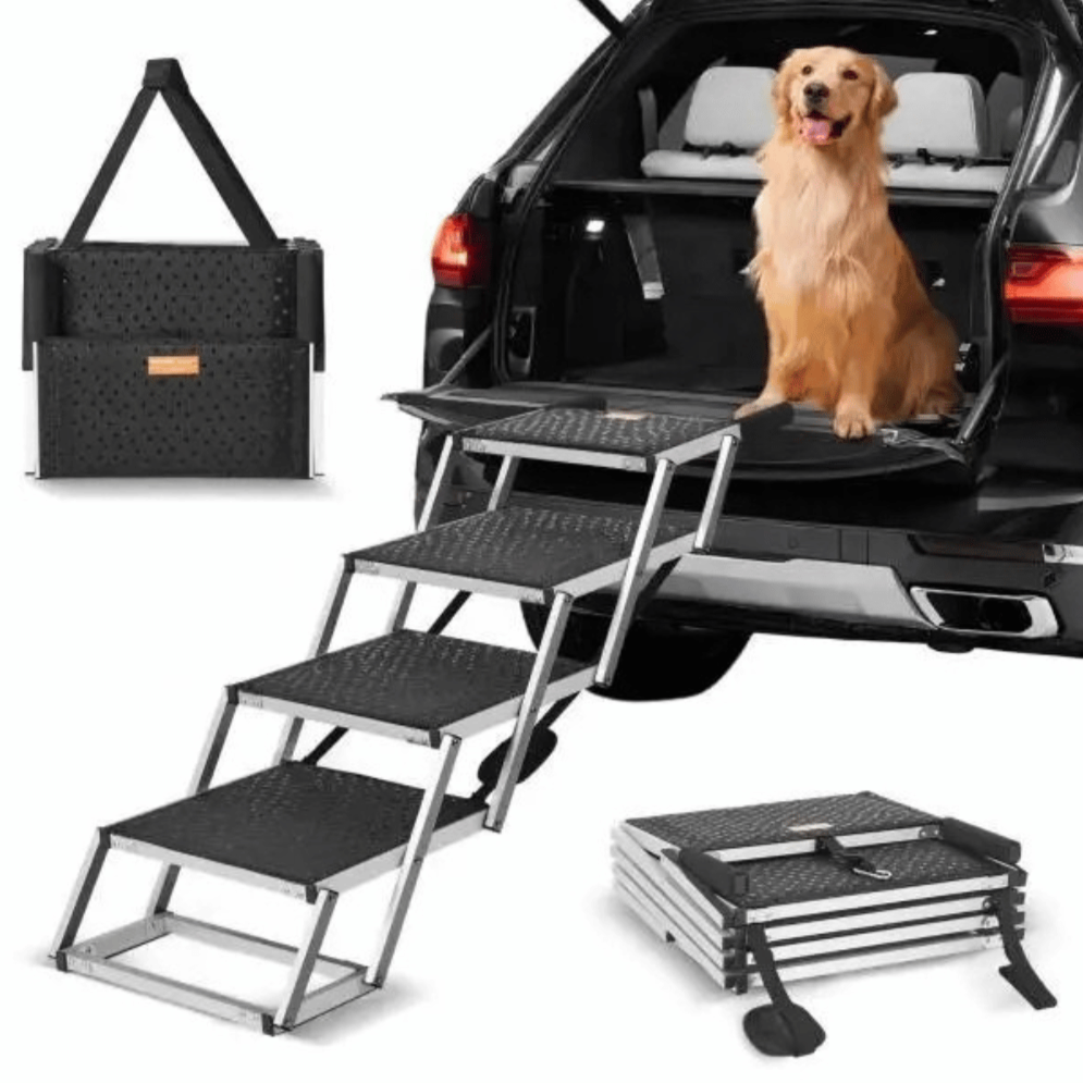 Easy-Hop Safe & Secure Folding Dog Car Steps 8