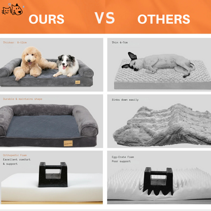 XL Orthopedic Dog Bed Memory Foam Mattress for Large Dogs