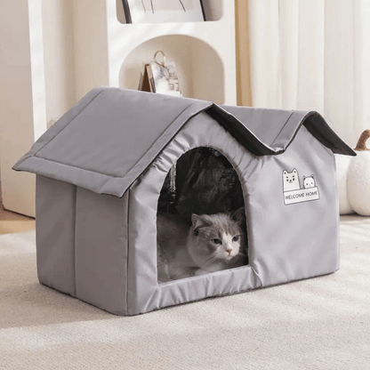Feline Lodge Summer Cooling Cat House for Indoors & Outdoors 1