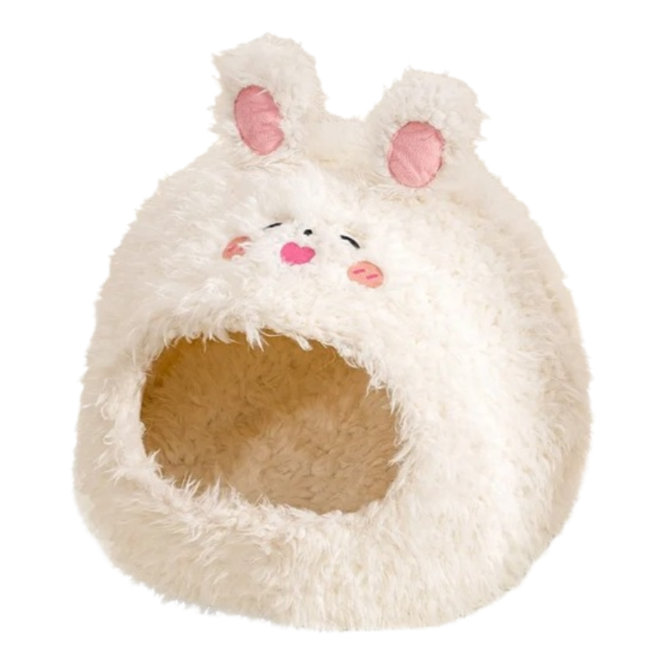 fluffy-bear-cat-bed-house-4