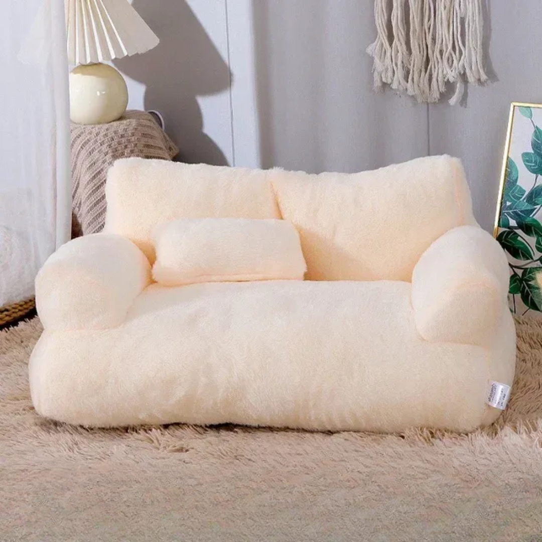 Fluffy Soft Pet Bed Sofa for Cats & Small Dogs 3