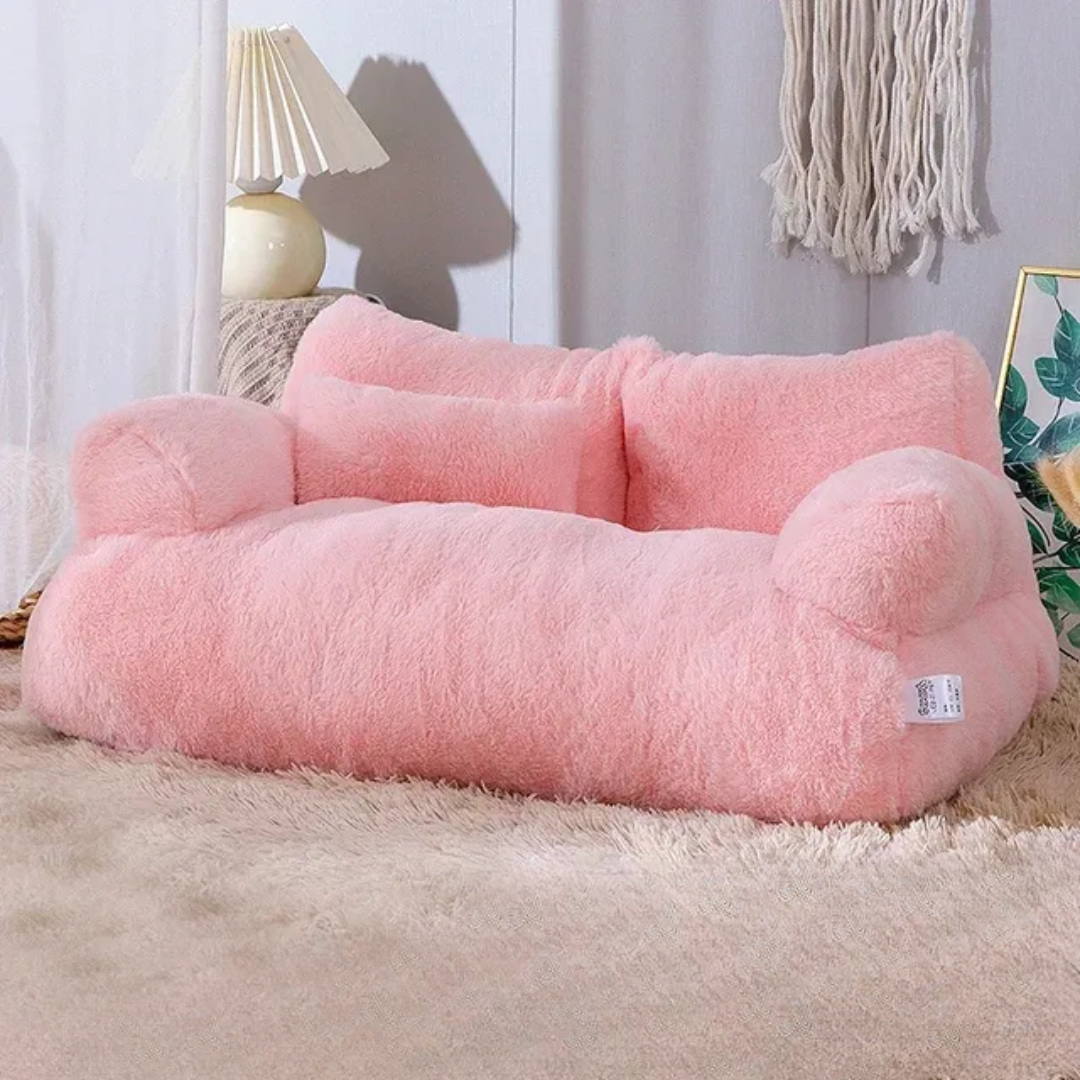 Fluffy Soft Pet Bed Sofa for Cats & Small Dogs 4