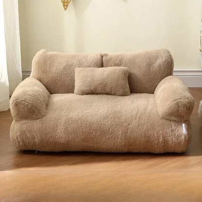Fluffy Soft Pet Bed Sofa for Cats & Small Dogs 6