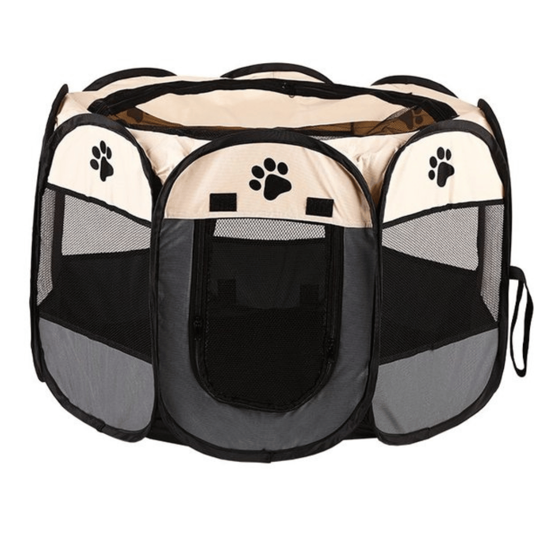 Foldable Pet Playpen Tent for Cats, Puppies & Small Dogs 1
