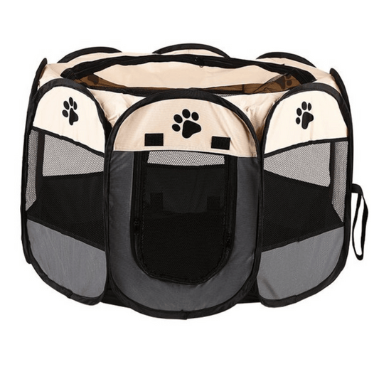 Foldable Pet Playpen Tent for Cats, Puppies & Small Dogs 1