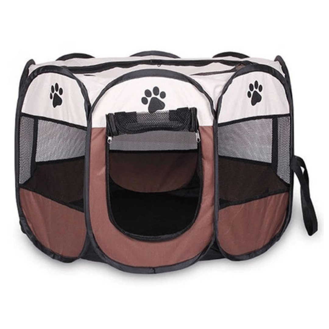 Foldable Pet Playpen Tent for Cats, Puppies & Small Dogs 2