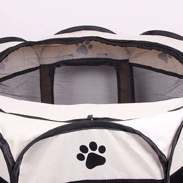 Foldable Pet Playpen Tent for Cats, Puppies & Small Dogs 5