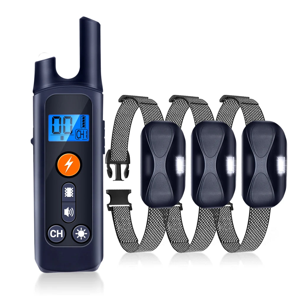 1000m Remote Controlled Dog Training Collar | 3-Modes & Waterproof
