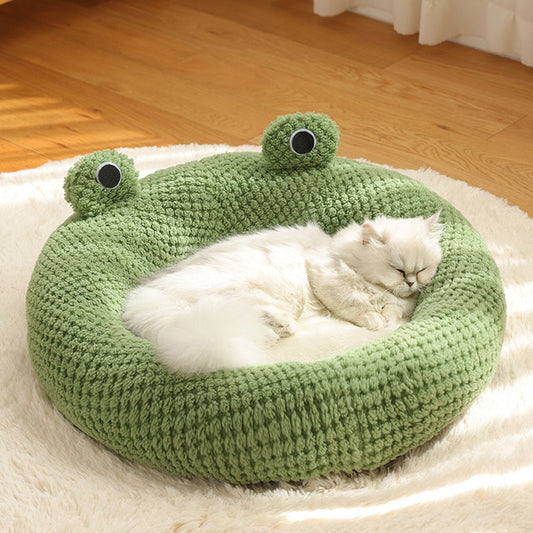 frog-cat-bed-open-nest-1