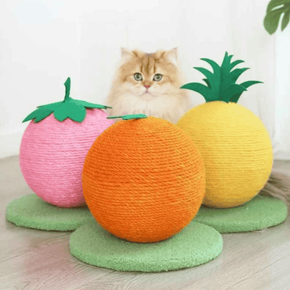Fruity-Kitty Interactive Cat Scratching Ball 13