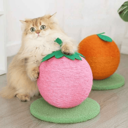 Fruity-Kitty Interactive Cat Scratching Ball 5