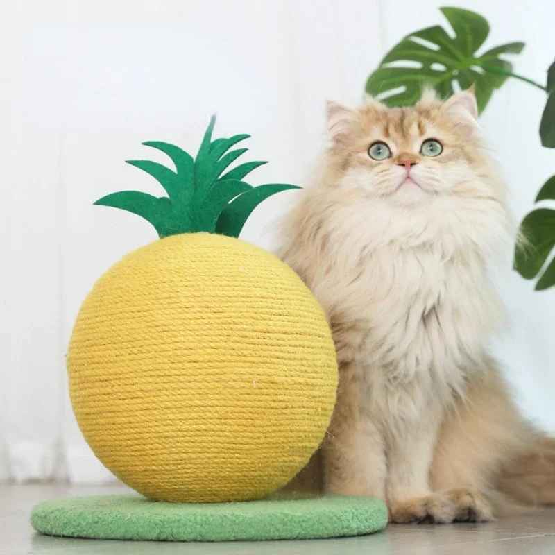 Fruity-Kitty Interactive Cat Scratching Ball 7