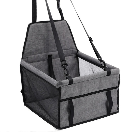 Secure Dog Car Seat Basket | Dog Booster Seat for Safe Car Travel 3