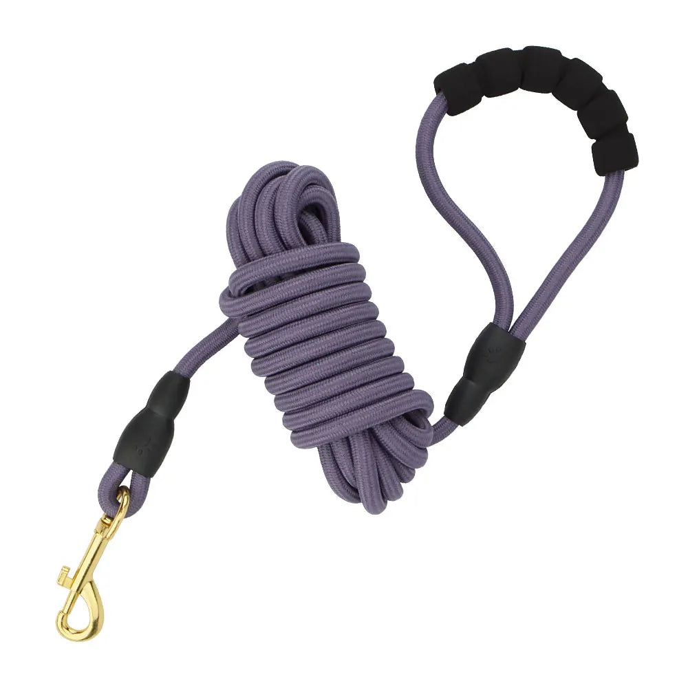 Long Dog Lead with Foam Handle | Long Line Dog Leash for Puppy Training & Cats 1