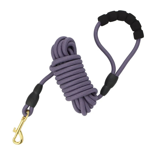 Long Dog Lead with Foam Handle | Long Line Dog Leash for Puppy Training & Cats 1