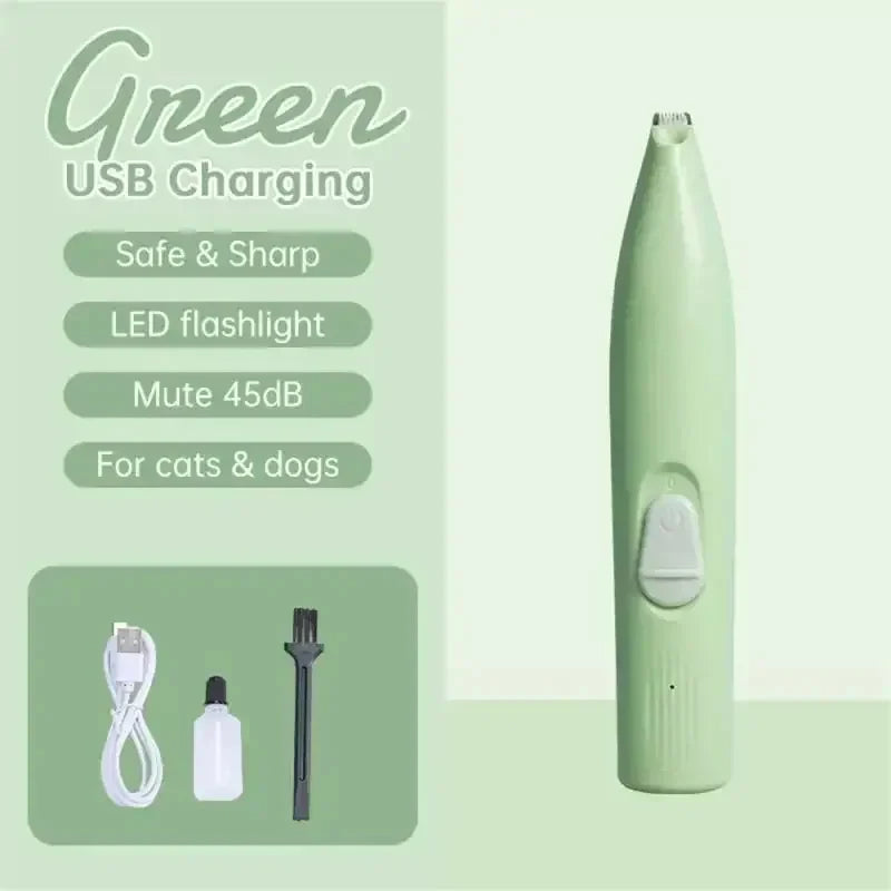 Illuminated Dog Paw Trimmer with Precision Cutter Head for Gentle Grooming 13