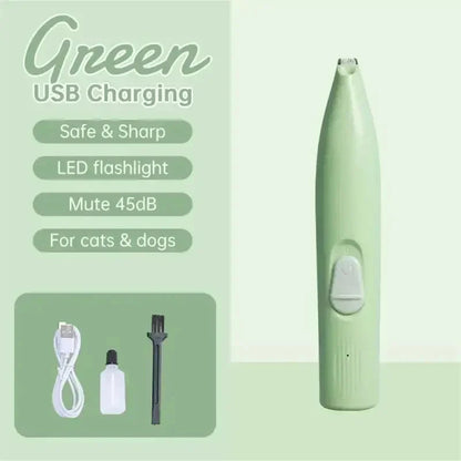 Illuminated Dog Paw Trimmer with Precision Cutter Head for Gentle Grooming 13