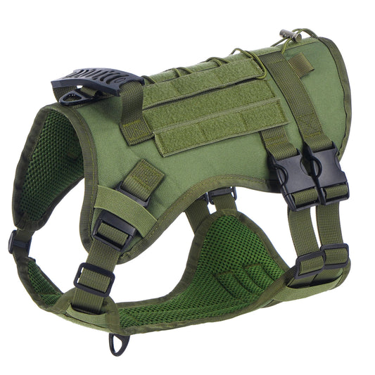 Reinforced Military-Style Dog Harness for Larger Breeds with Handle | Tactical Dog Training Vest 1