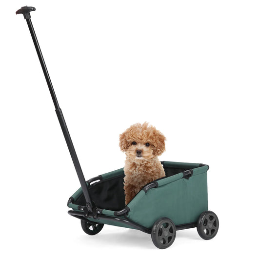 360° Rotating Pet Trolley for Small Dogs & Cats 1