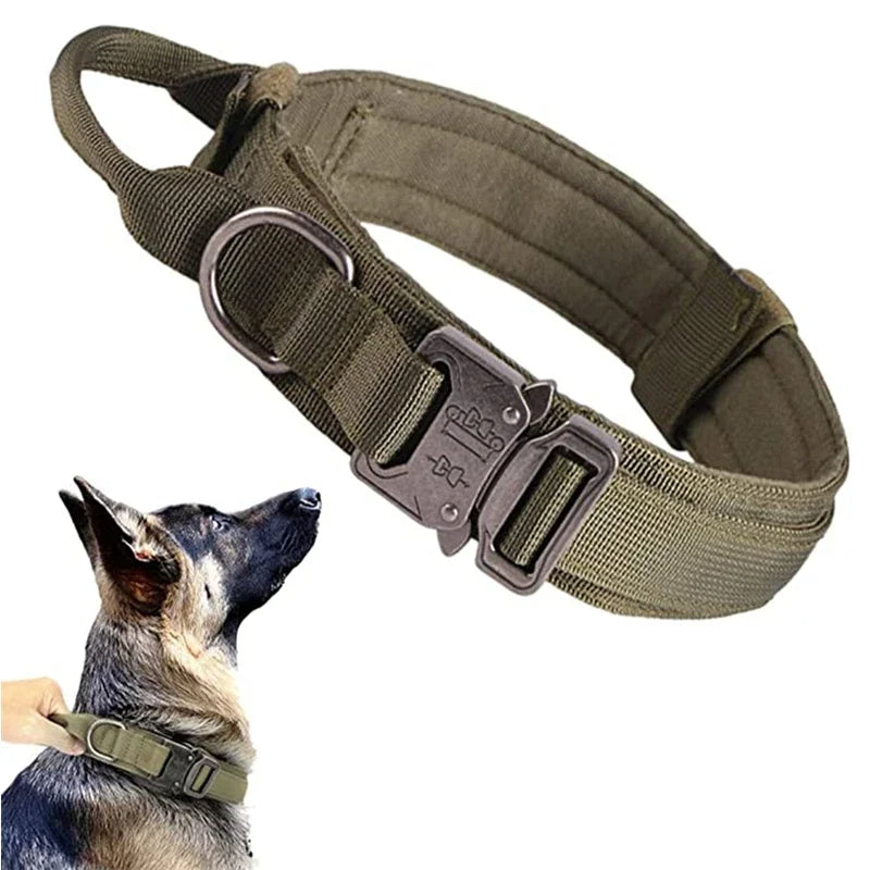 Heavy Duty Military-Style Tactical Dog Collar 8