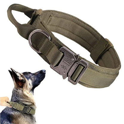 Heavy Duty Military-Style Tactical Dog Collar 8