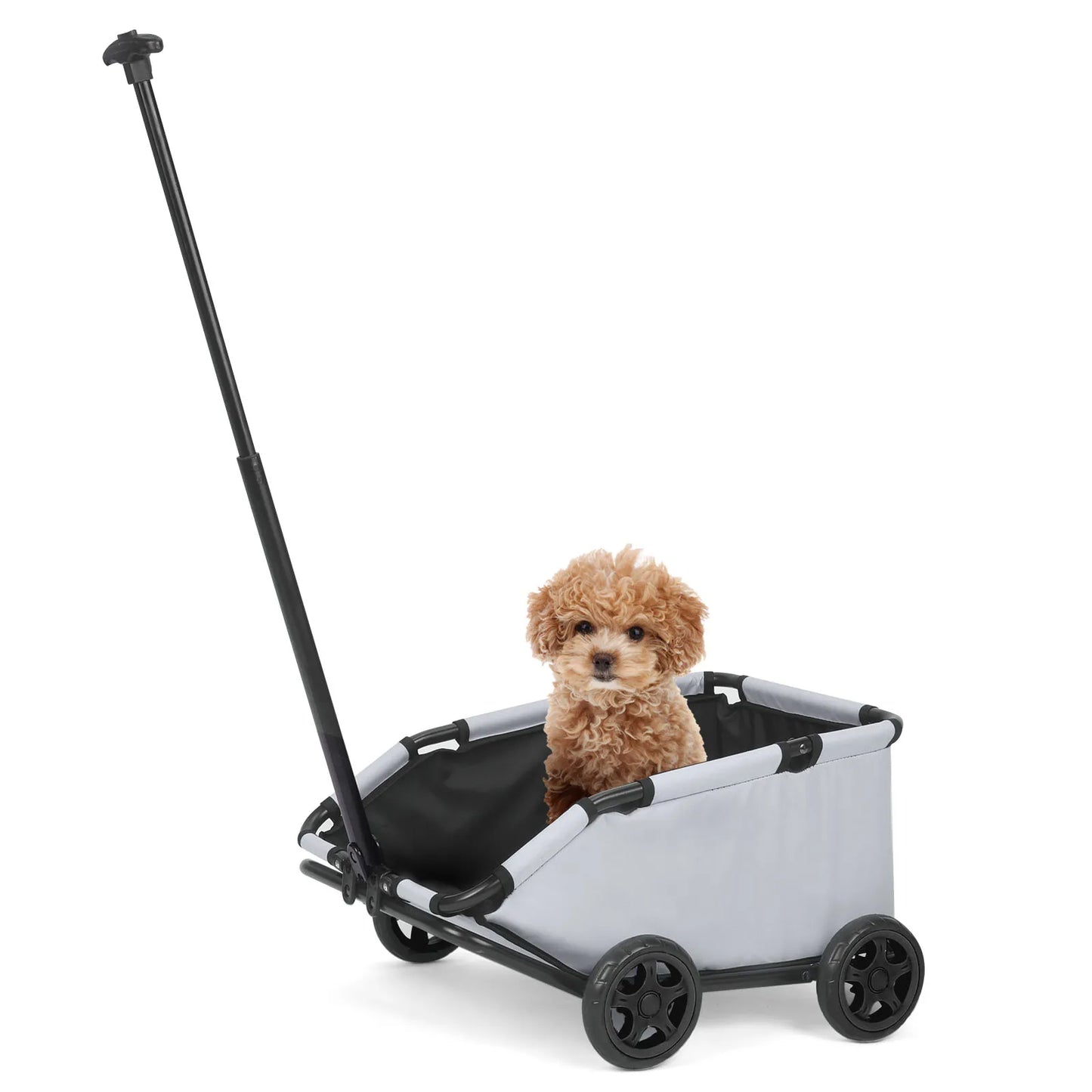 360° Rotating Pet Trolley for Small Dogs & Cats 6
