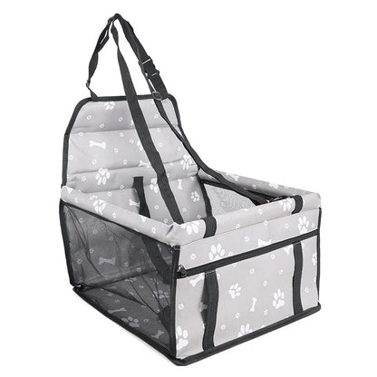 Stable Quick-Release Dog Car Seat Basket with Breathable Mesh Sides 4