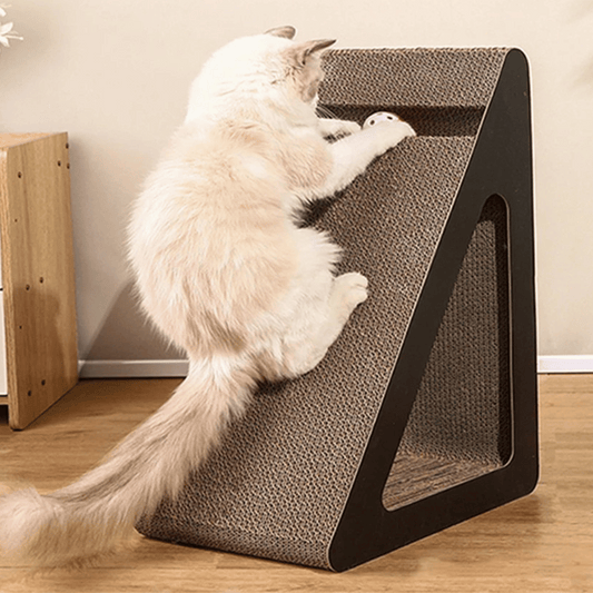 Interactive Cat Scratching Board with Enclosed Play Ball 1