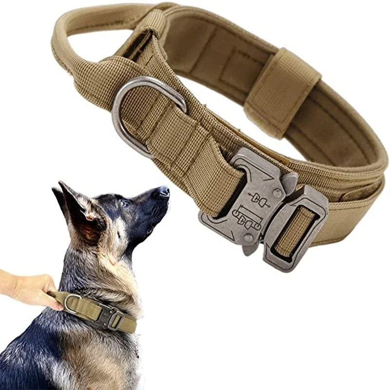 Heavy Duty Military-Style Tactical Dog Collar 10