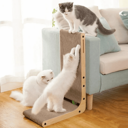 L-Shaped Cat Scratching Board Furniture Protector -1