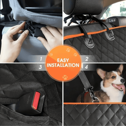 Large Dog Car Seat Hammock Cover for Backseats 3