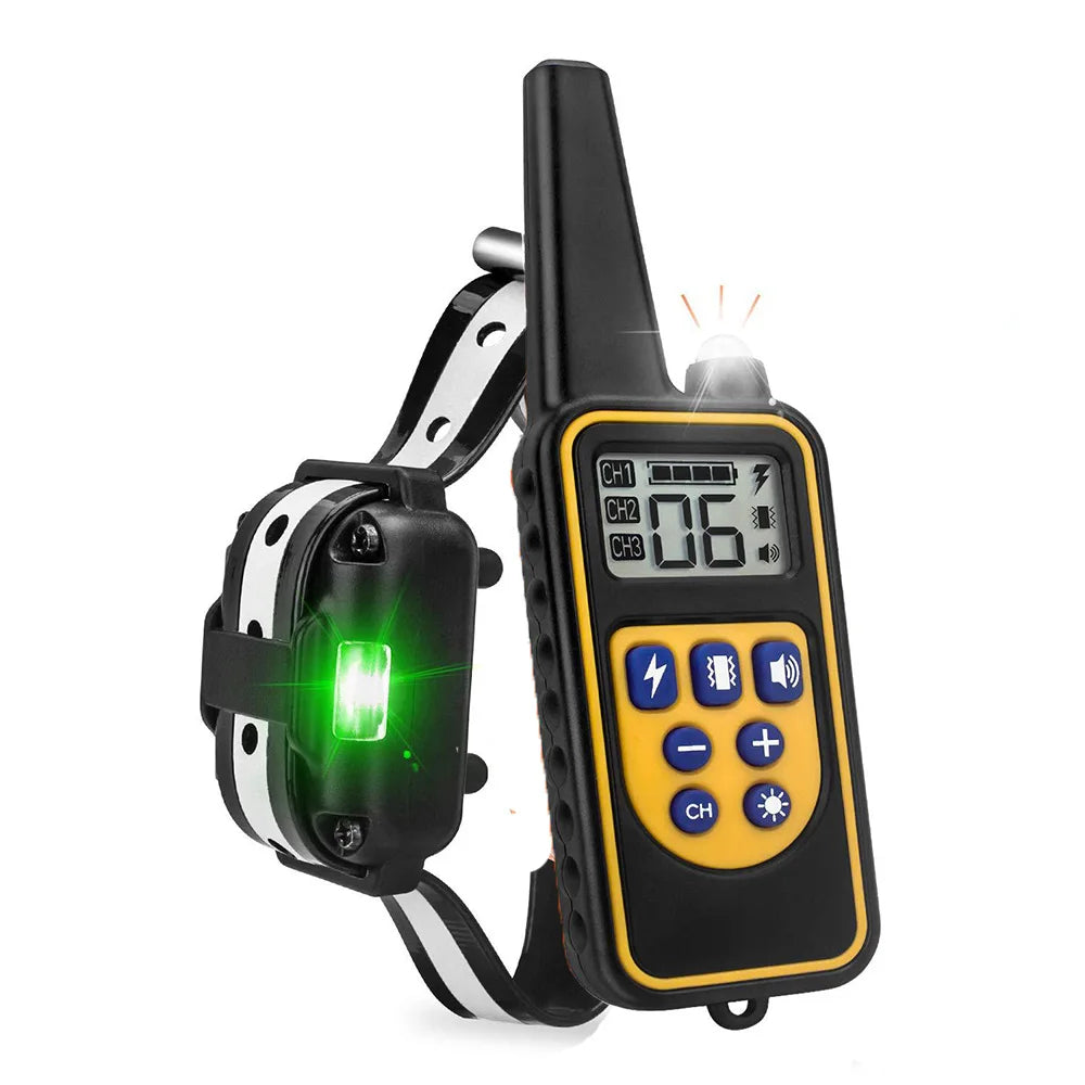 800m Remote-Controlled Dog Training Collar | Waterproof & Rechargeable