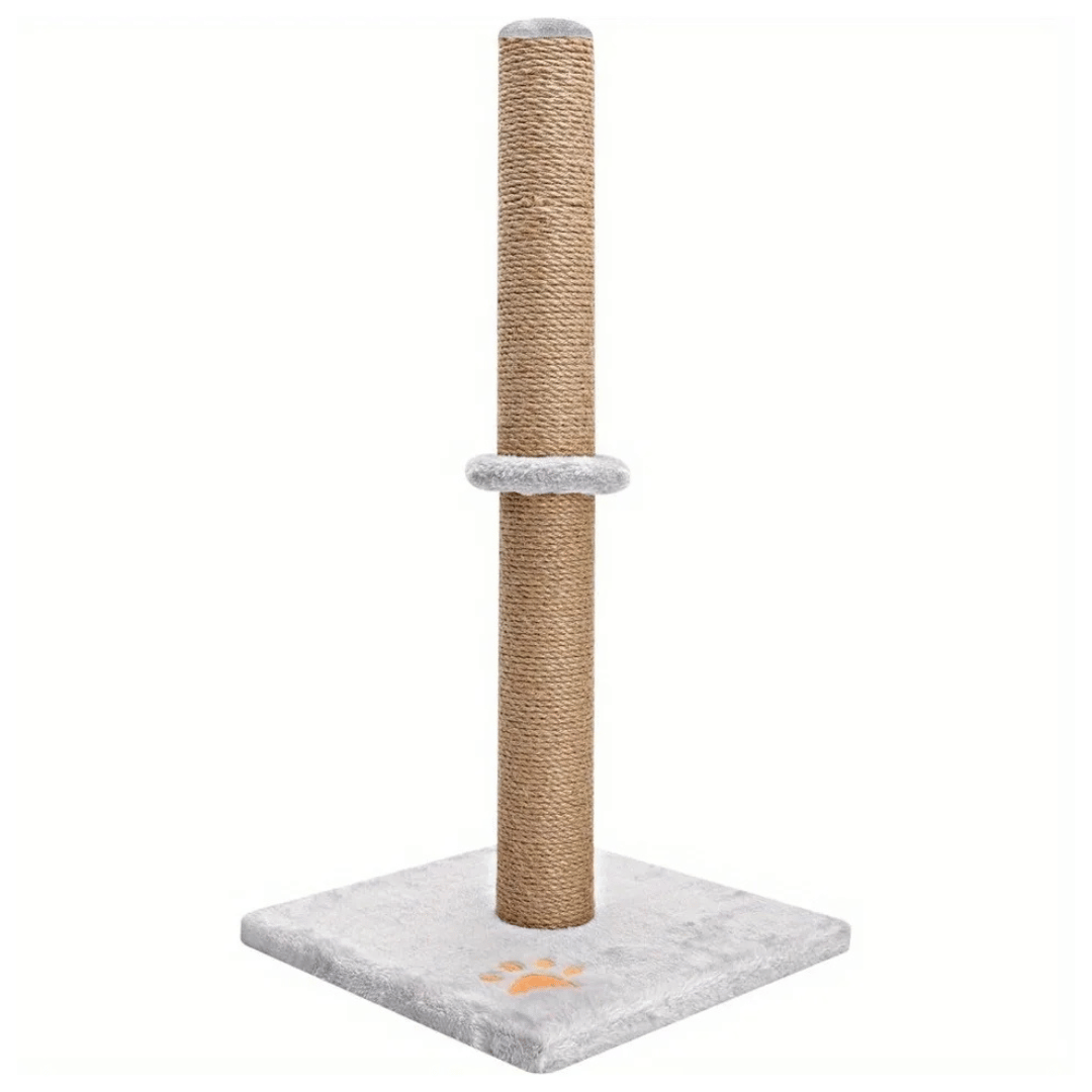 Light Grey Plush Cat Scratching Post 4