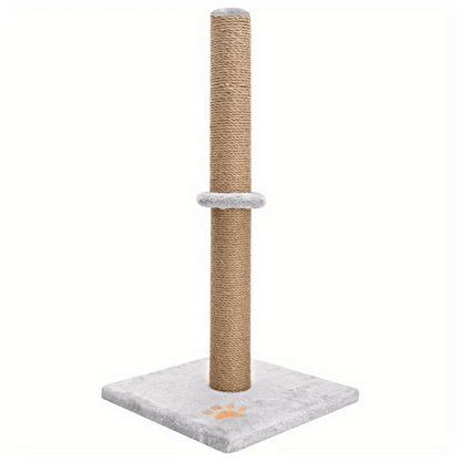 Light Grey Plush Cat Scratching Post 4