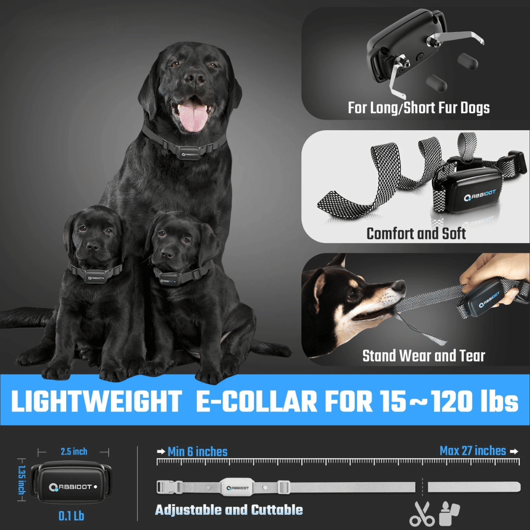 Long Range 1000m Dog Training E-Collar for Large Dogs with Remote Control 12