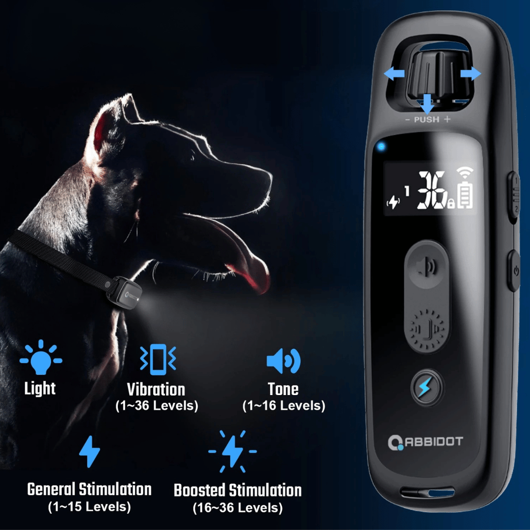 Long Range 1000m Dog Training E-Collar for Large Dogs with Remote Control 2